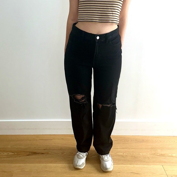 NWT OAK + FORT HIGH RISE STRAIGHT LEG JEANS - 27 - Picture 7 of 16